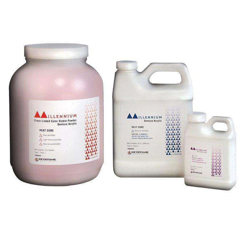 1 Lb Millennium Millennium Heat-Cure Acrylic (Keystone) Veined 6010003